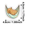 50 Adesivos Fofos de Capivara Pacote de Expressões de Capivara com Tema de Cura Materiais para Diário Novos Adesivos Decorativos Transfronteiriços