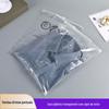 Saco Plástico com Zíper de Alerta Transparente Saco de Embalagem para Vestuário de Comércio Exterior Zíper Impressão Roupas CPE Personalização