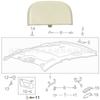 Parasol para visera DS7Z4273AA para Ford Fusion MKZ 2013-2016