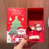 Chaveiro de Lã Crochê Árvore de Natal Pequeno Presente Chapéu de Natal de Pelúcia Luvas Pingente para Mochila Escolar Pequeno Presente