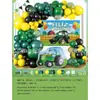Comércio Exterior Amazon Espanhol Feliz Aniversário Conjunto de Balões Decoração de Festa Suprimentos
