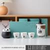 Conjunto de chá de viagem Panda portátil para uma pessoa Xícara expressa acampamento ao ar livre fofo simples uma chaleira três xícaras portátil para fazer chá