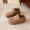 Zapatos de Cuero de Moda para Niños para Uso en Exteriores 2026 Nuevas Sandalias Birkenstock de Primavera para Niños Medianos y Mayores Zapatos sin Cordones para Niñas