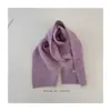 Bufanda Cálida para Bebé con Protección para el Cuello de Mujer Otoño e Invierno Versátil de Color Contrastante Cortavientos Estilo Coreano Ins para Niños Bufanda Pequeña de Punto con Combinación de Colores