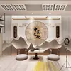 Museo de Medicina China pared de imagen cultural decoración papel tapiz estudio en vivo Camino de la Salud mural salón de belleza moxibustión masaje papel tapiz