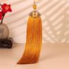 Novo cloisonne borla borla estilo antigo hanfu marcador pequeno pingente marcador U disco chaveiro cordão borla borla