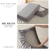 Funda de almohada acolchada de algodón puro para almohada viscoelástica, funda de almohada gruesa 100% algodón para hombre, funda interior para núcleo de almohada resistente al aceite y la suciedad