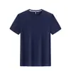 Camiseta de Secagem Rápida Personalizada Seda de Gelo Manga Curta Roupa de Trabalho Camisa Cultural Logo Impresso Grupo de Maratona Roupa Esportiva para Corrida