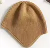 INS Ropa para Bebés y Niños Gorro de Lana Ligera para Bebé con Protección para los Oídos Gorro Cónico para Niños y Niñas