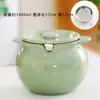 Contenedor de Grasa de Cerdo Olla de Aceite de Cocina Tarro Cerámico para el Hogar con Tapa Resistente a Altas Temperaturas Tarro Grande para Aceite de Chile y Condimentos