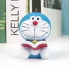 Decoración de Pastel de Cumpleaños para el Día del Niño Accesorios para Insertar Máquina Azul Gordita Gato Ding Dang Tarjeta para Hornear