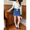 3er Mañana Otoño Nuevo Estilo Viento Suave Chal Correa Camiseta Ajustada Delgado ZY4385