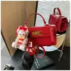 Bolsa Quadrada Pequena Fashion com Fivela de Travamento, Nova Bolsa de Mão, Bolsa Kelly Simples e Elegante, Bolsa de Mão e Bolsa Transversal de Nicho de Alta Qualidade