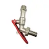 Latón con Boquilla de Bloqueo Duradera de Fábrica Se Puede Personalizar 1/2*3/4 Manual Exterior Grifo de Latón Forjado para Uso de Agua
