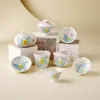 Taza Pequeña de Cerámica Blanca y de Colores Hecha en Fábrica, Taza de Maestro, Tetera Doméstica, Tetera Individual, Bol Alto de Cerámica con Tapa, Bol de Té