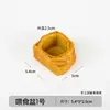 Tortuga Semiacuática Bañera para Tortugas Lagarto Reptil Mascota Comedero para Mascotas Recipiente de Agua Resina Serpiente Borde Amarillo Lagarto Grande Cangrejo Ermitaño