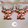 Pendientes de Acrílico 2D de Gato Negro Enojado Más Vendidos Transfronterizos, Pendientes Versátiles con Nuevo Diseño Lindo y Creativo