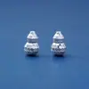 Seiko S925 Plata Pulida Forma de Calabaza Pulsera de Cintura Accesorios para Joyería DIY Materiales