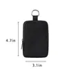 Cartera para Monedas Impermeable con Cremallera de Material de Buceo Personalizada Color Caramelo Resistente al Desgaste y a las Manchas Bolsa para Cosméticos con Dispensador de Gel Antibacterial Táctil de Material de Buceo