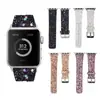 Para Apple Correa de Cuero con Purpurina applewatch7/6/5/4/3/2/SE Correa para Apple Watch