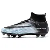 Botas de fútbol altas transfronterizas para hombre, tallas de adulto y juvenil, zapatillas de entrenamiento para césped artificial, tacos AG, zapatillas deportivas de fútbol, en stock