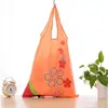 Bolsa de Poliéster Personalizada de Fresa para Amazon Gran Capacidad Transfronteriza Fruta Portátil Bolsa de Compras de Supermercado Plegable Almacenamiento Fresa