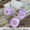 Carpa Pez de 3 Cabezas Peonía Venta al por Mayor Guía de Camino de Boda Arreglo Floral Hotel Hogar Decoración Suave Flores Falsas Flores Artificiales Exportación Transfronteriza