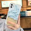 Capa para Celular Apple 16Promax iPhone13/12 Transparente 11/XR Capa Macia XSins Vento Sorvete