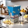 Venta Directa de Fábrica Pinli Caja de Palomitas de Cartulina Blanca Desechable 250g Suministros para Fiestas Navideñas Cartón Amazon