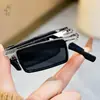 Nuevas Gafas de Sol Plegables Portátiles para Hombre, Gafas de Sol Pequeñas de Montura Cuadrada para Conducir, Gafas de Sol Antirreflejantes