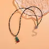 Collar de Cuentas de Arroz de Oso Lindo Collar de Cuentas de Colores Estilo Bohemio para Mujeres Europeas y Americanas Colgante Venta al por Mayor