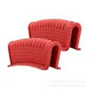 En stock Clip para Oreja de Olla Silicona Aislante de Calor Antideslizante Pinza para Mano Cubierta de Asa de Olla Pinza de Mano de Cocina Cubierta Multifuncional para Oreja de Olla