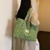 2026 Nova Bolsa Tote de Grande Capacidade para Mulheres para o Trabalho Simples de Bolinhas Bolsa de Ombro Leve Versátil Elegante Estilo Coreano