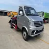 Fabricante Direto de Venda Direta Caminhão de Lixo com Braço Gancho Traseiro de Duas Rodas 3 Metros Cúbicos Vi Dongfeng Xiaokang Nacional Marca Azul Caminhão com Braço Gancho a Gasolina 3 Metros Cúbicos Atacado