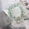 Sin Tabúes DIY Pulsera China de Flores Mariposas con Cuentas para Mujer con Buen Aspecto Pulsera Estilo Ins Regalo para Mejor Amiga Pulsera