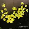 Fornecimento Direto Transfronteiriço de Luzes Solares de Flor Artificial Flor de Cerejeira, Luzes de Camélia, Luzes de Solo à Prova d'Água para Ambiente Externo de Gramado e Jardim