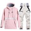 Nuevo traje de esquí de snowboard para hombres y mujeres, traje de invierno cálido y grueso, traje de esquí de estilo coreano, traje doble