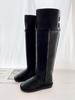 Em estoque Botas de Neve Femininas Pele de Ovelha Peça Única Inverno Quente Antiderrapante Acima do Joelho Estilo Coreano Botas Altas Femininas Neve Algodão Sapatos