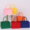 2022 bolsa de mão de feltro com desenho bolsa de mão bolsa de presente Rede Influencer lua cheia vinho bolsa de presente de aniversário atacado