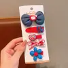 Horquilla para el pelo para niña, pequeña y bonita, con flores de verano, accesorios para el pelo para niña