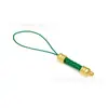 Pingente Corda para Celular com Fivela de Pagode de Espiga de Milho Cordão Trançado à Mão Corda Pingente Acessórios para Joias DIY