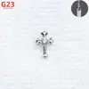 Aretes de Aro Cruzados de Aleación de Titanio F136, Piercings Labiales de Circonia de Titanio G23, Joyería para Piercings