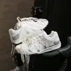 Zapatos de Padre para Mujer Ins Tendencia Estilo Estudiante con Aumento Oculto de Altura, Nueva Versión Coreana, Malla Transpirable Zapatos para Correr, Deportivos Casuales, Verano 2026