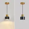 Lustre para Escada de Restaurante Nórdico Simples Moderno Criativo Luz Luxuosa Balcão de Bar Corredor de Celebridade da Internet Quarto Luminária de Ferro ao Lado da Cama