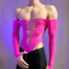 Lencería Sexy Loubey con Pedrería Strapless Uniforme Sexy Body de Malla Hueca Atractivo Tentación Talla Grande