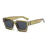 Gafas de Sol Y2K con Montura Cuadrada Protección UV Amazon Transfronterizo Versátiles Estilo Ins Unisex Gafas Retro para Comercio Internacional
