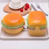 Lonchera creativa y bonita con forma de hamburguesa para estudiantes, lonchera para microondas, lonchera multicapa para niños, lonchera con frutas crujientes, regalo