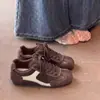 Zapatos de Entrenamiento con Altura Oculta para Mujer 2026 Nuevo Otoño Retro Versátiles Casuales Deportivos Bloque de Color Talla Pequeña Zapatos Forrest Gump