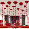 Nuevo Set de Decoración para Boda para Ceremonia de Boda, Pared de Fondo de Sala de Estar, Cabecera de Dormitorio, Guirnalda Larga de Personaje Doble Felicidad, Decoración de Techo