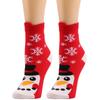 Calcetines de Otoño Nuevos Transfronterizos para Mujer Papá Noel Reno Calcetines para Mujer Calcetines de Moda Calcetines de Navidad Calcetines de Navidad